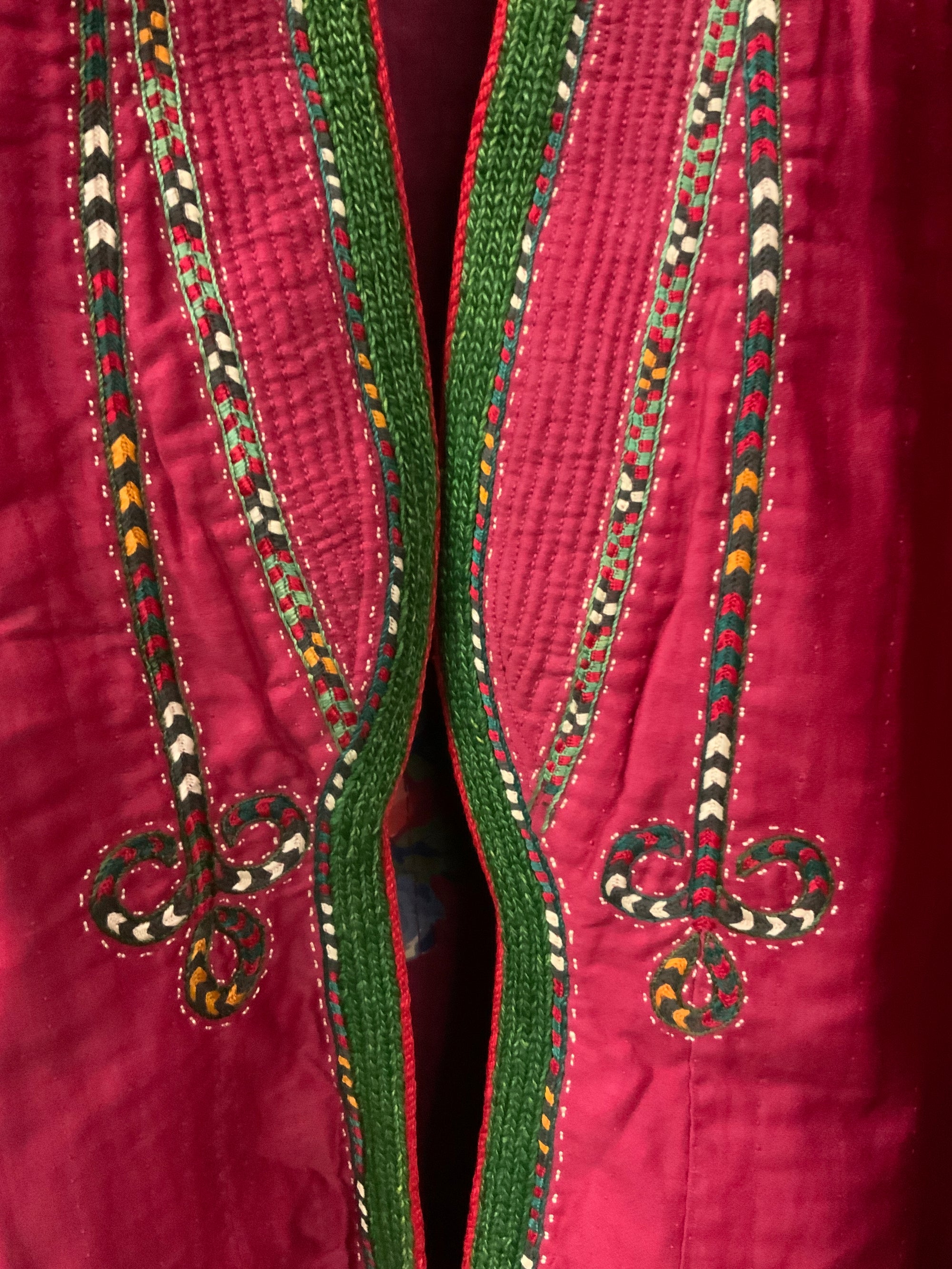 Turkmen mans vintage Chodor robe