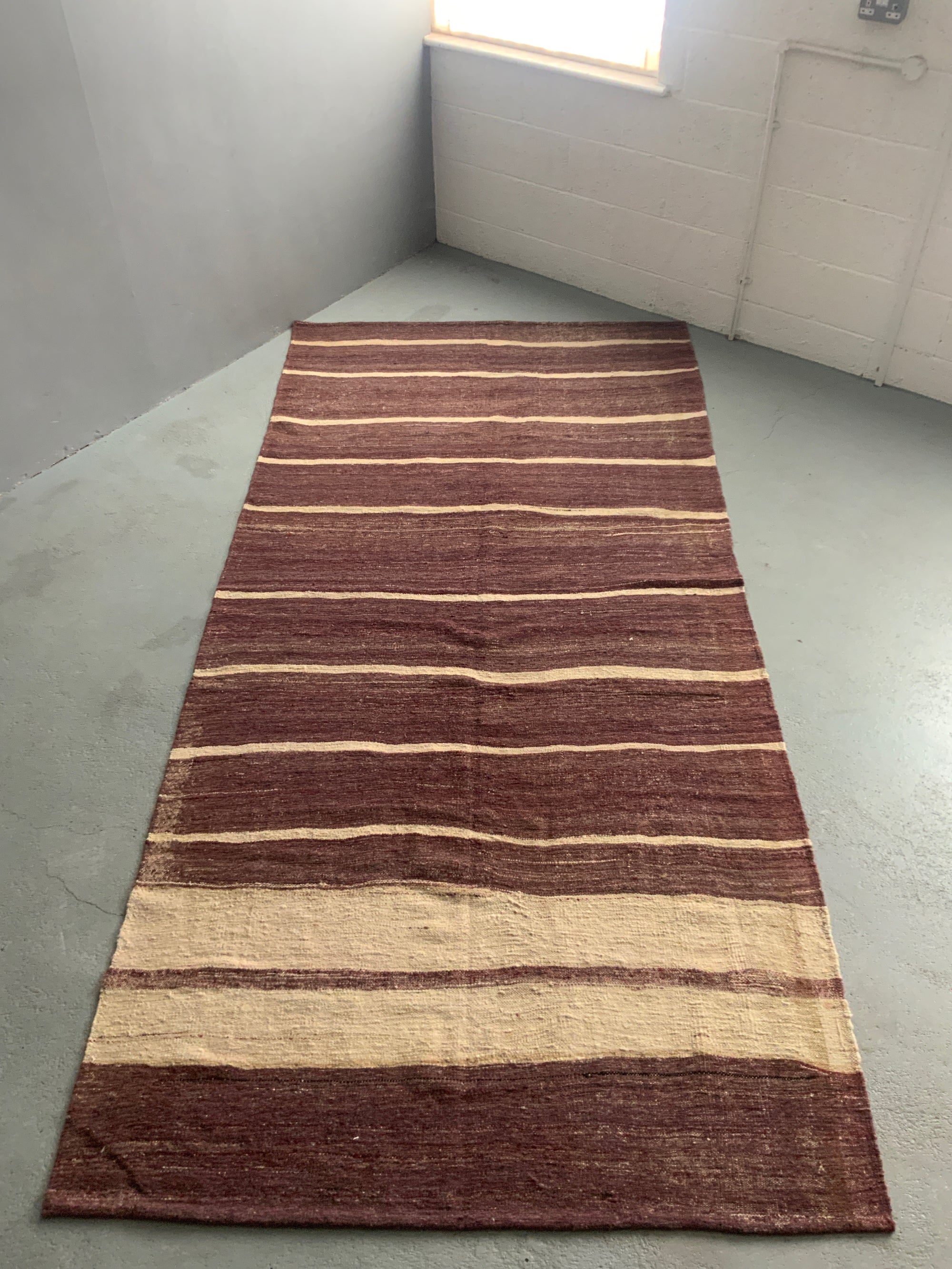 Turkish Anatolian vintage flatweave (333 x 157cm)