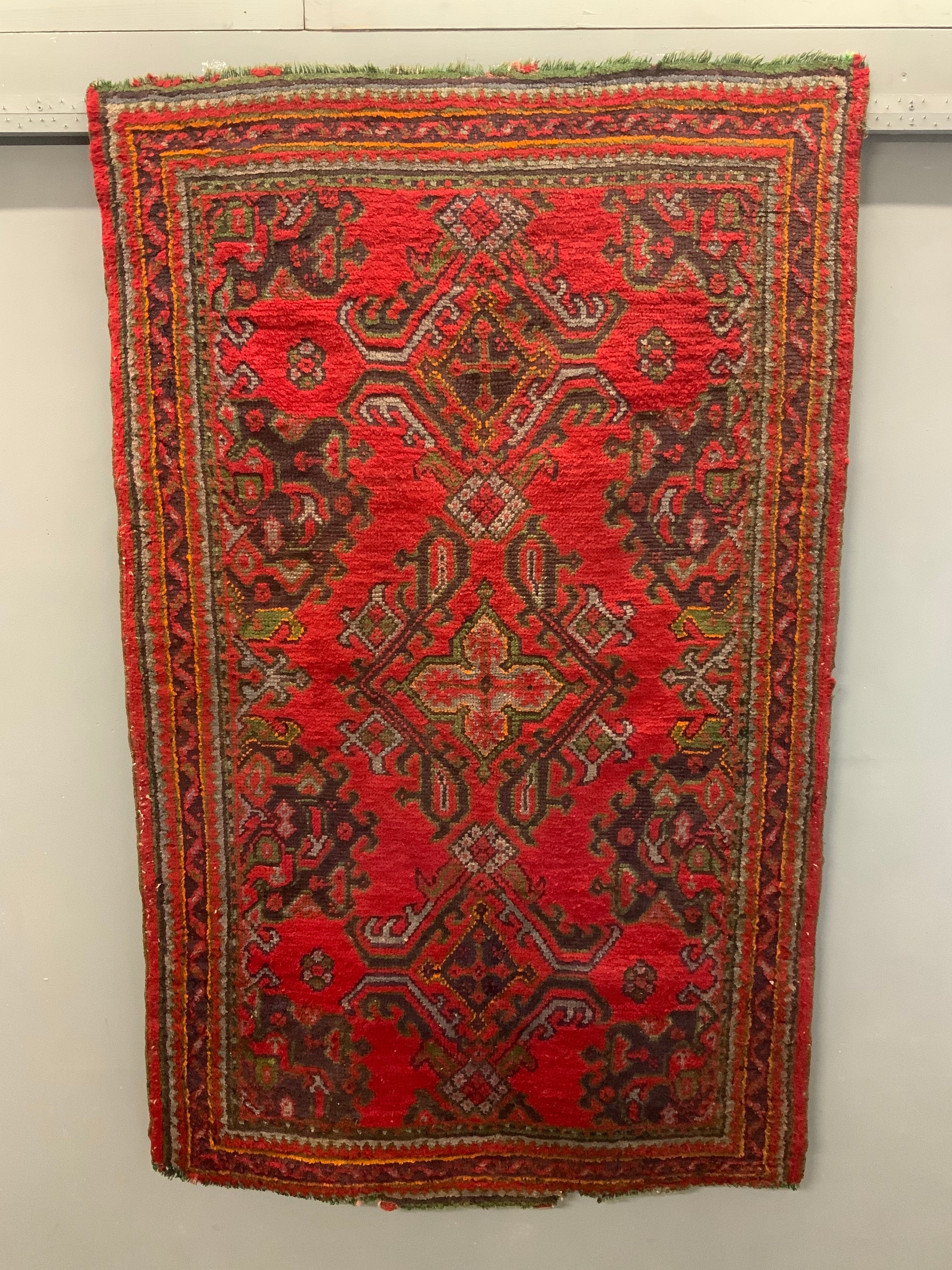 Turkish red 'Turkey' Oushak / Ushak rug (205 x 127cm)