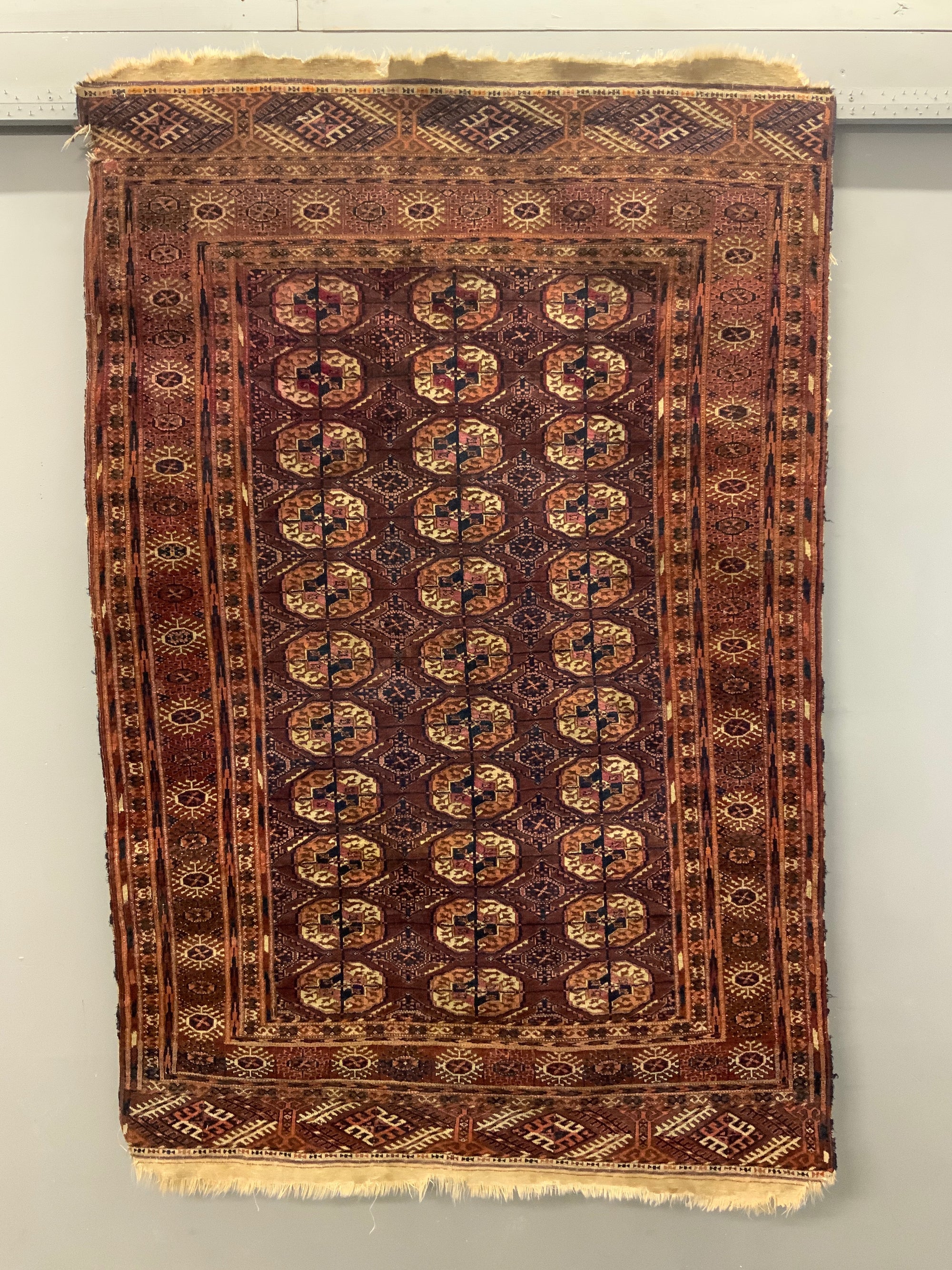 Saryk Tekke antique Turkmen rug (195 x 133cm) *AF