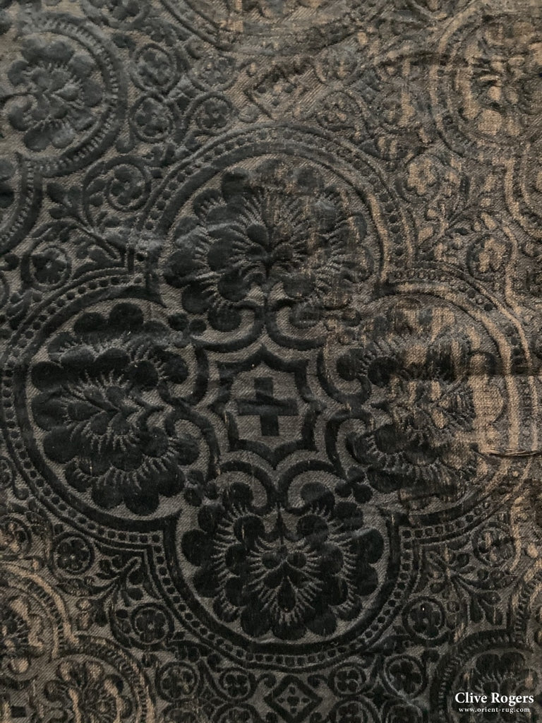 French Lyon Silk Brocade (Af) Circa 1860 Brocade