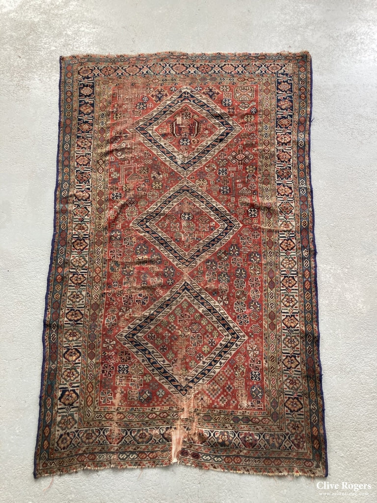 Persian Gashgai Rug (Af) 19Th Cent Rug