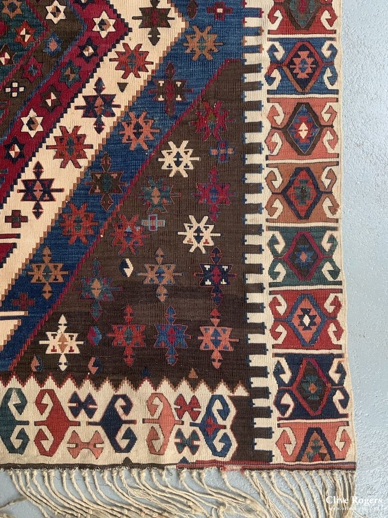 Small Kilim, Turkish Kilim, 2.7x4.1 feet, Vintage Kilim, Handmade Kilim, Oushak Kilim, Anatolian Kilim, Wool high quality Kilim, Oriental Kilim, SN-6732